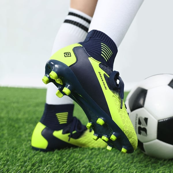 Green football cleats top